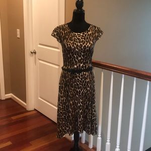 Leopard print dress
